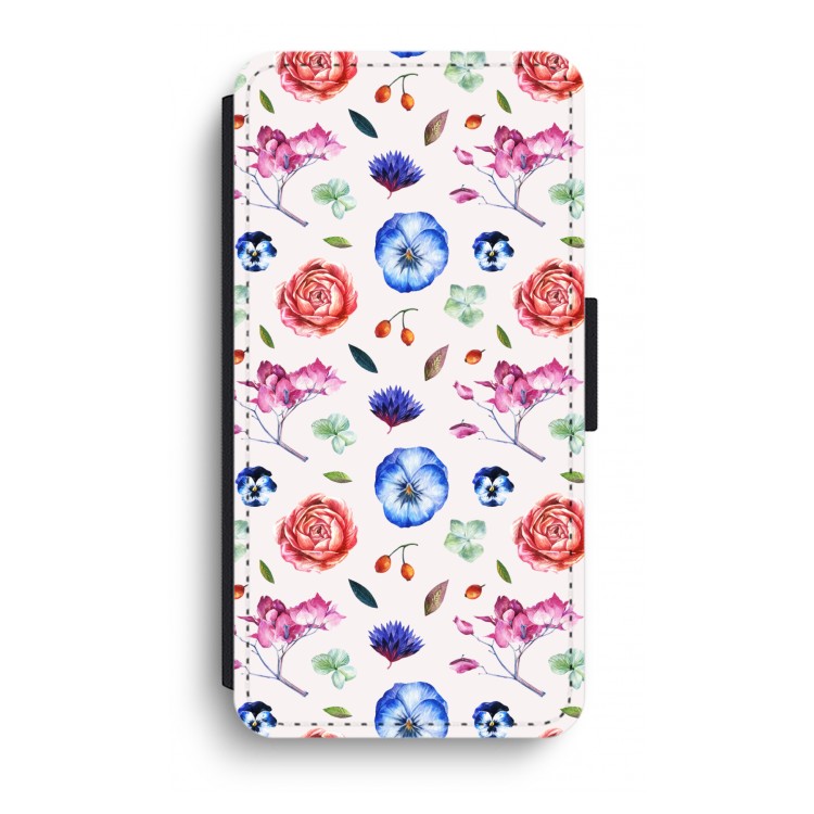Bloemetjes: iPhone XR Flip Hoesje