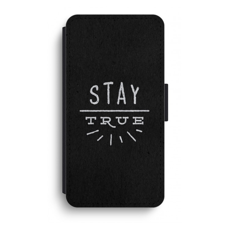Stay true: iPhone XR Flip Hoesje