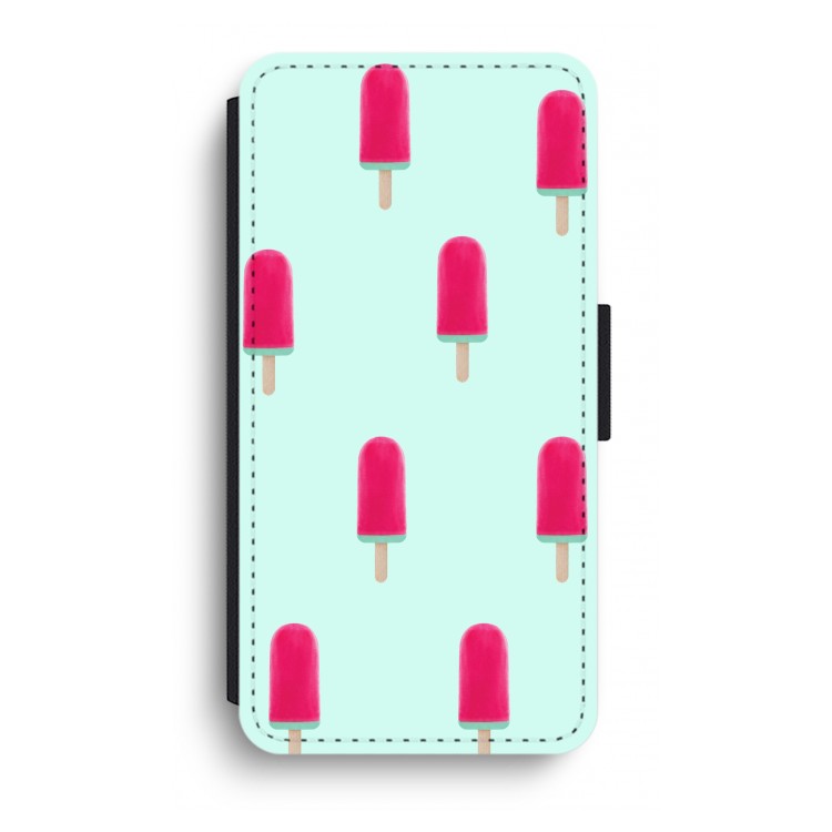 Waterijsje: iPhone XR Flip Hoesje