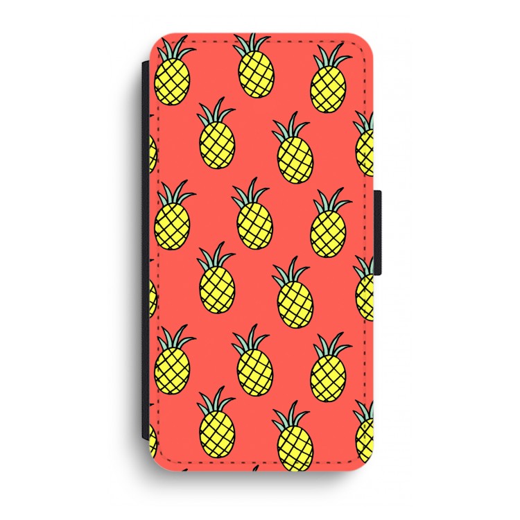 Ananas: iPhone XR Flip Hoesje