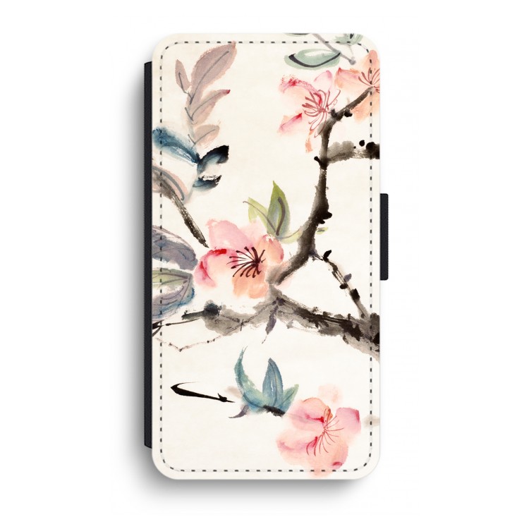 Japanse bloemen: iPhone XR Flip Hoesje