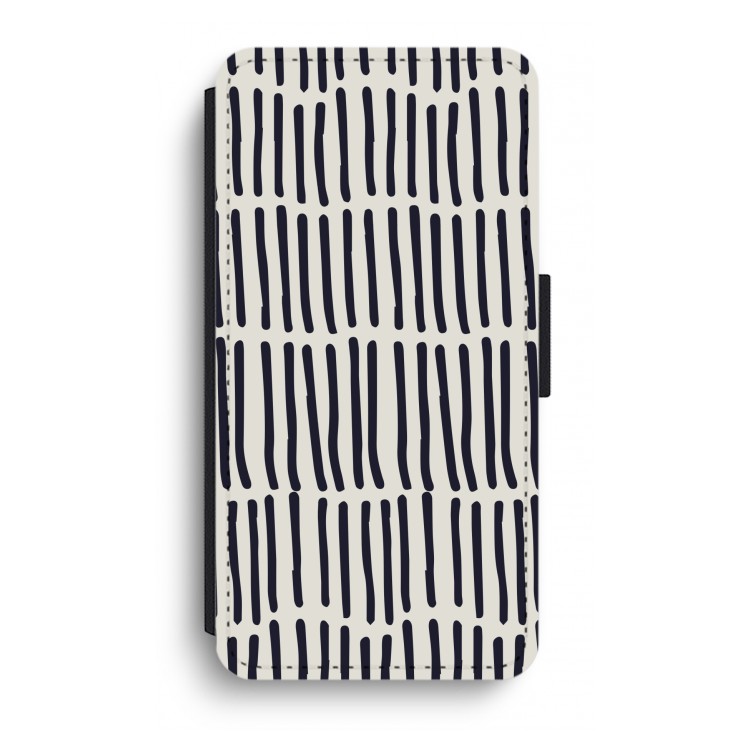 Moroccan stripes: iPhone XR Flip Hoesje