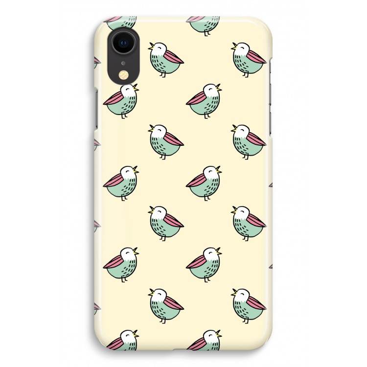 Vogeltjes: iPhone XR Volledig Geprint Hoesje