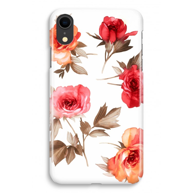 Roosjes: iPhone XR Volledig Geprint Hoesje