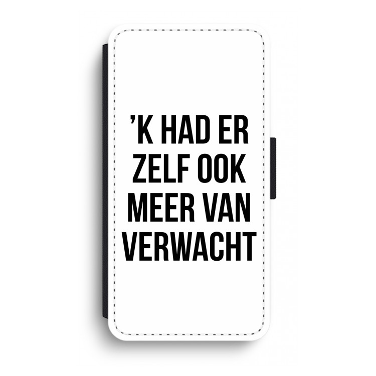 Meer verwacht: iPhone XR Flip Hoesje