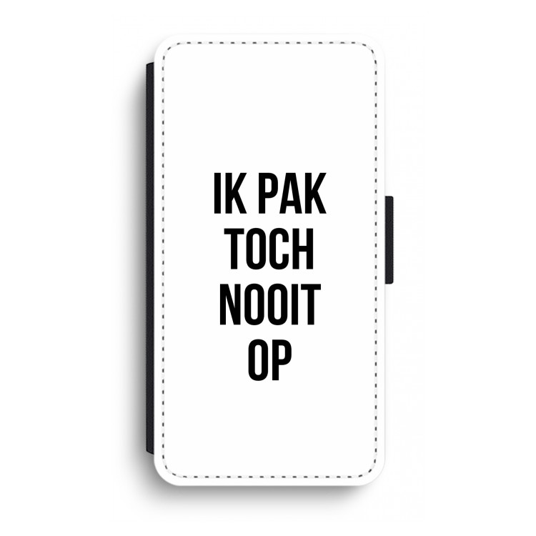 Ik pak nooit op: iPhone XR Flip Hoesje