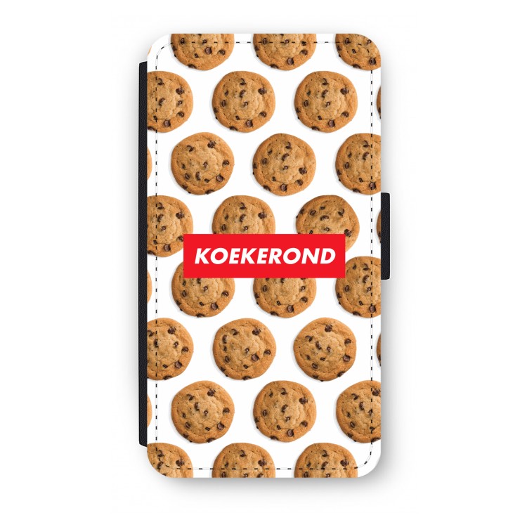 Koekerond: iPhone XS Flip Hoesje