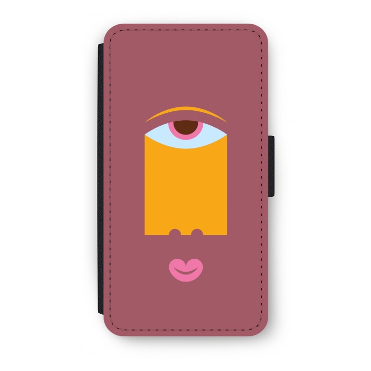 Mono V: iPhone XS Flip Hoesje