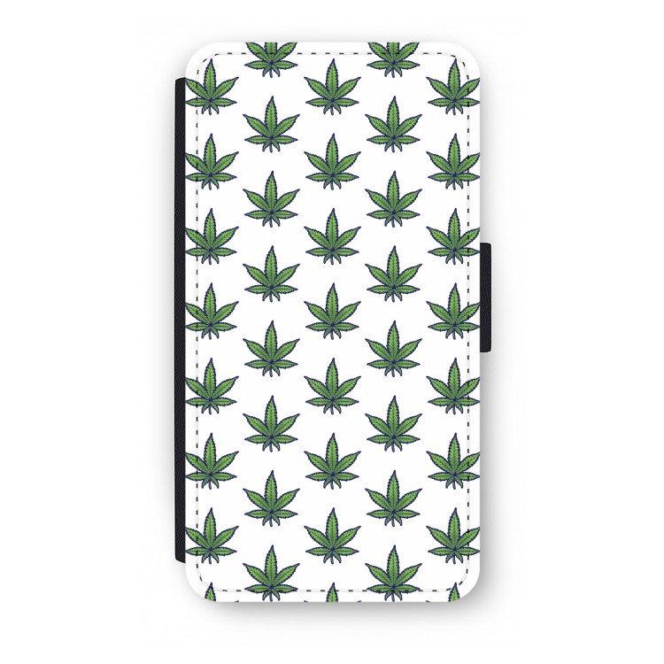 Weed: iPhone XS Flip Hoesje