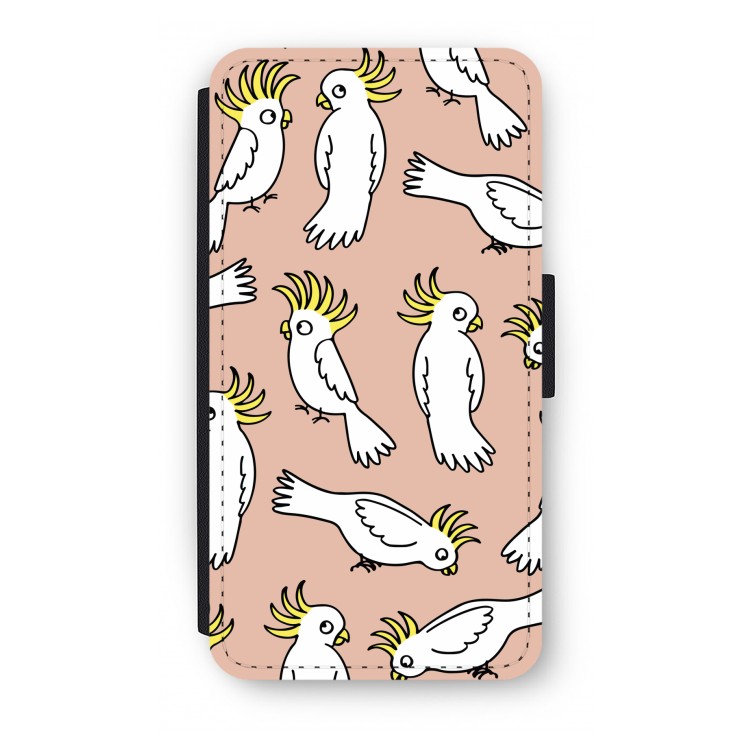 Papegaai: iPhone XS Flip Hoesje