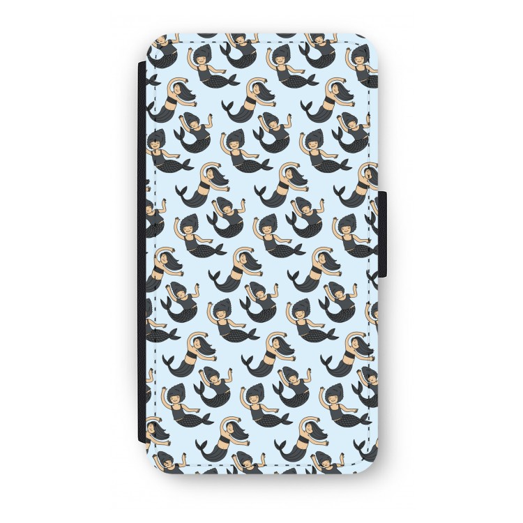 Zeemeermin: iPhone XS Flip Hoesje