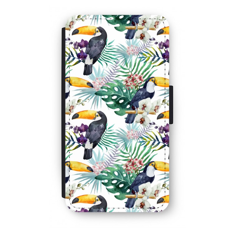 Tukans: iPhone XS Flip Hoesje
