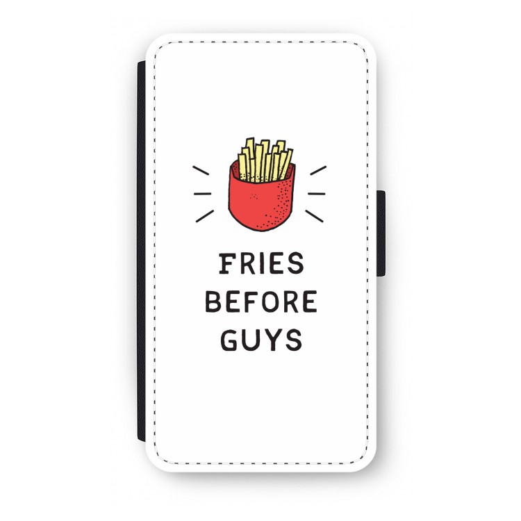 Fries before guys: iPhone XS Flip Hoesje