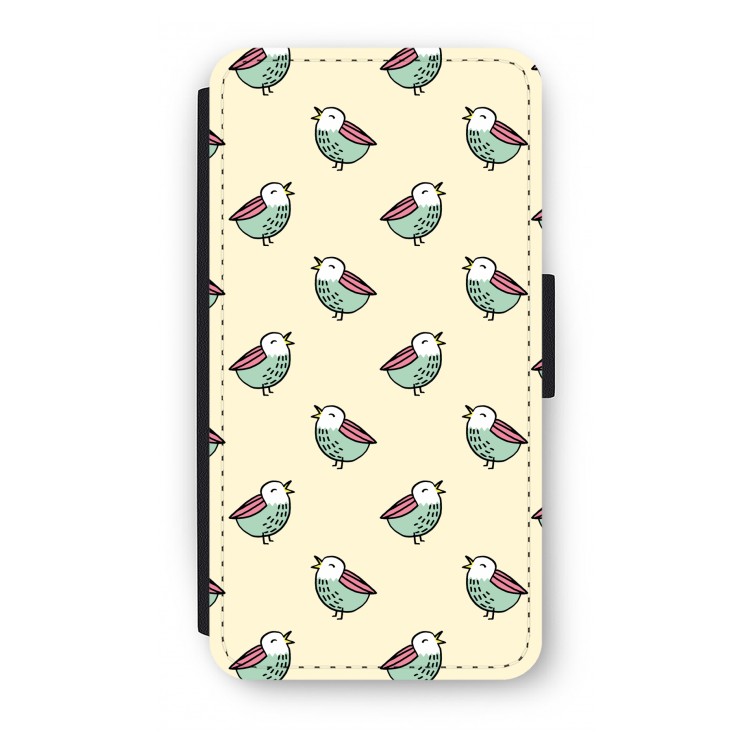 Vogeltjes: iPhone XS Flip Hoesje