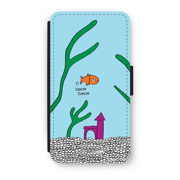 Aquarium: iPhone XS Flip Hoesje