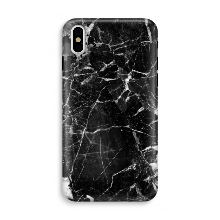 Zwart Marmer 2: iPhone XS Tough Case