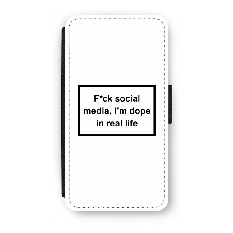 I'm dope: iPhone XS Flip Hoesje