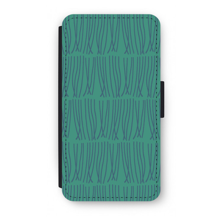 Swirls: iPhone XS Flip Hoesje