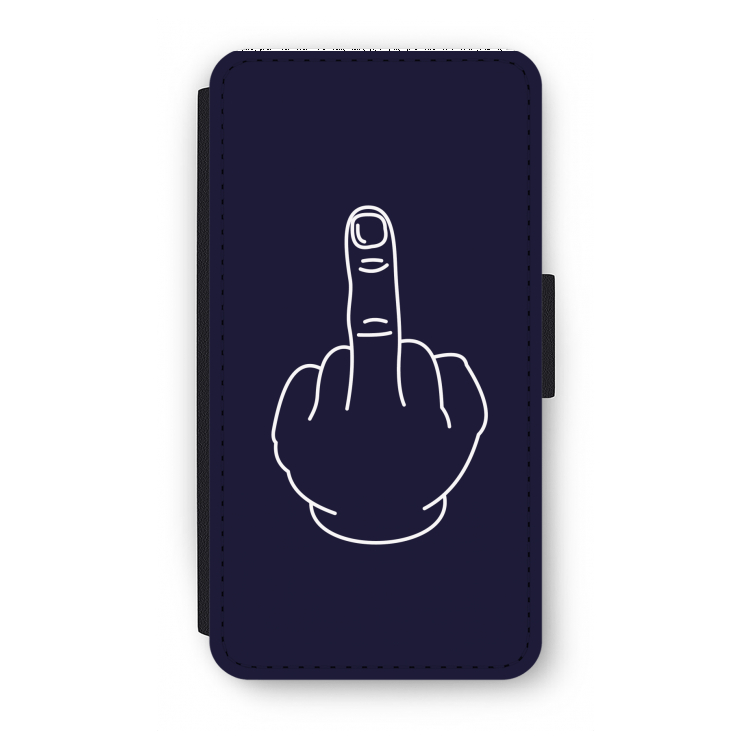 F**k U: iPhone XS Flip Hoesje