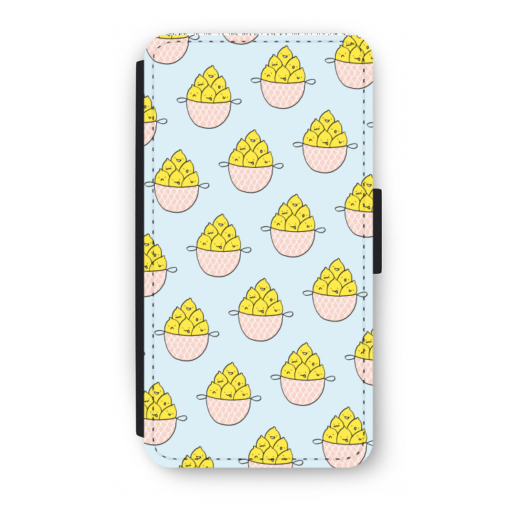 Citroenen: iPhone XS Flip Hoesje