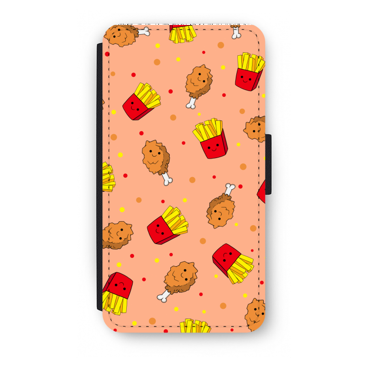 Chicken 'n Fries: iPhone XS Flip Hoesje
