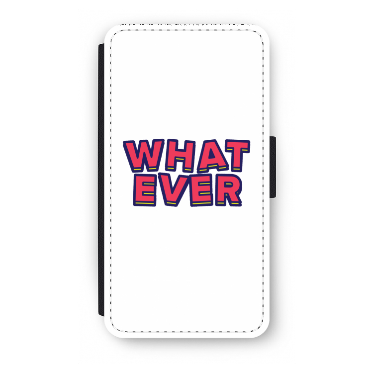 Whatever: iPhone XS Flip Hoesje