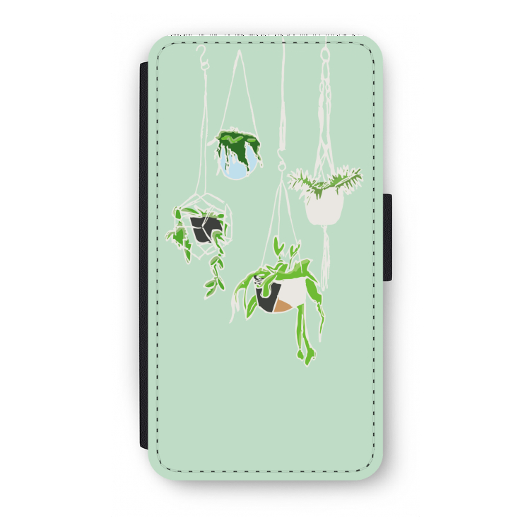 Hang In There: iPhone XS Flip Hoesje