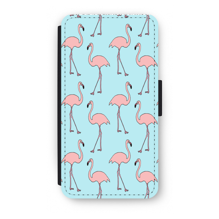 Anything Flamingoes: iPhone XS Flip Hoesje