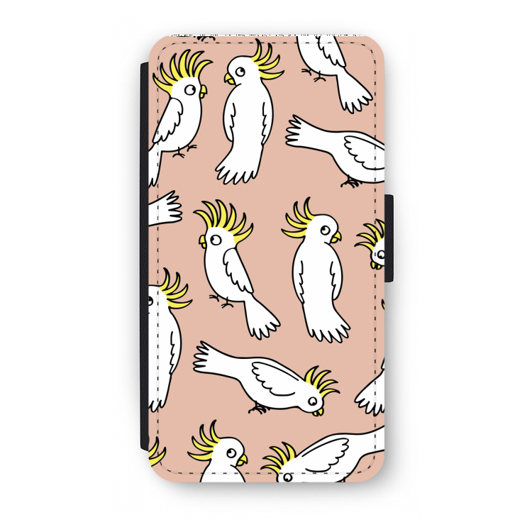 Papegaai: iPhone XS Flip Hoesje