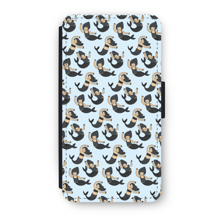 Zeemeermin: iPhone XS Flip Hoesje