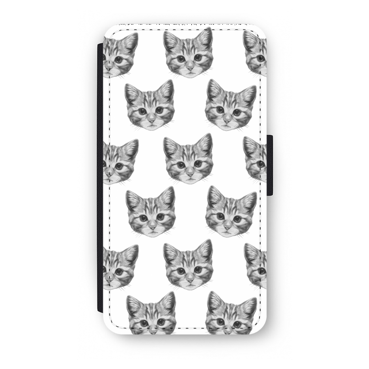 Kitten: iPhone XS Flip Hoesje