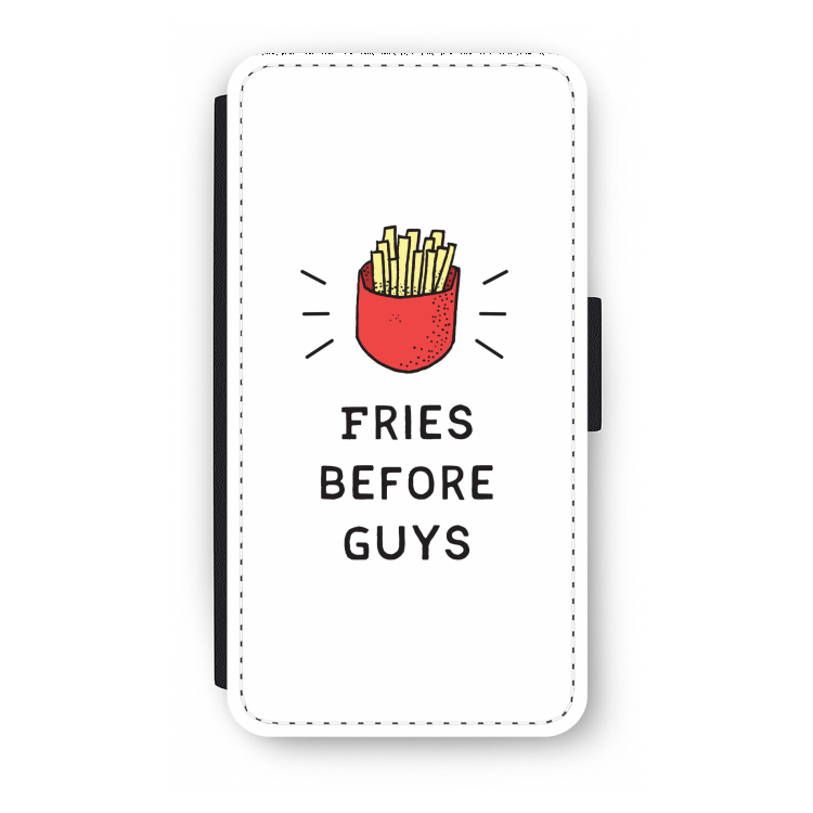 Fries before guys: iPhone XS Flip Hoesje