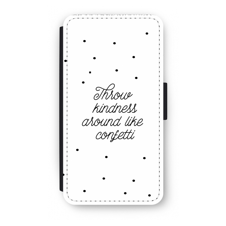 Confetti: iPhone XS Flip Hoesje