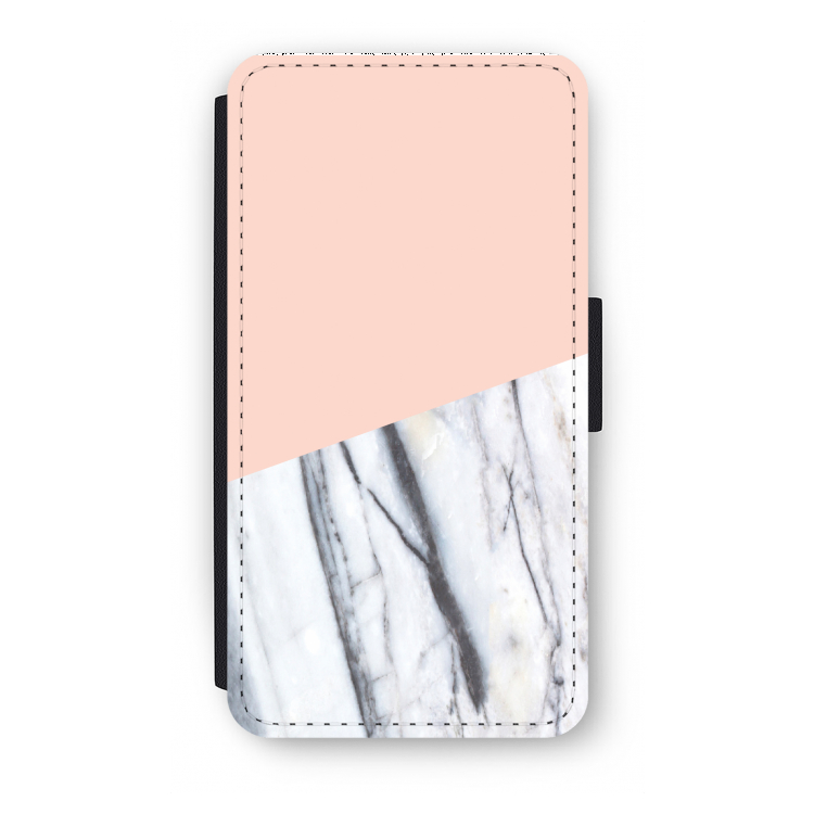 A touch of peach: iPhone XS Flip Hoesje
