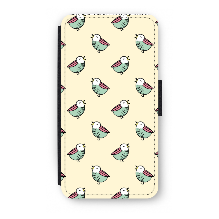 Vogeltjes: iPhone XS Flip Hoesje