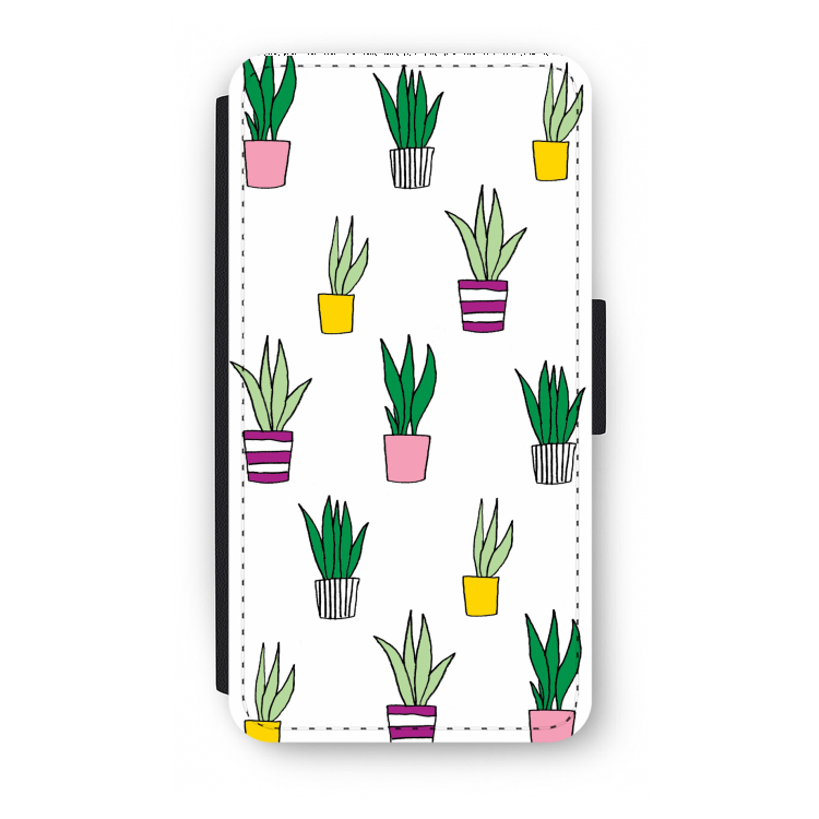 Sanseveria: iPhone XS Flip Hoesje