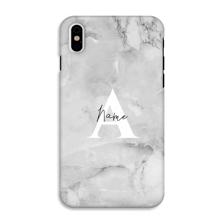 Ivory Marble: iPhone XS Tough Case