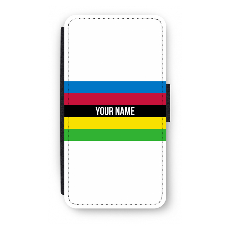 WK Wielrennen: iPhone XS Flip Hoesje