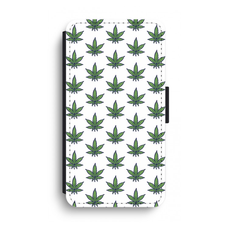 Weed: iPhone XS Max Flip Hoesje