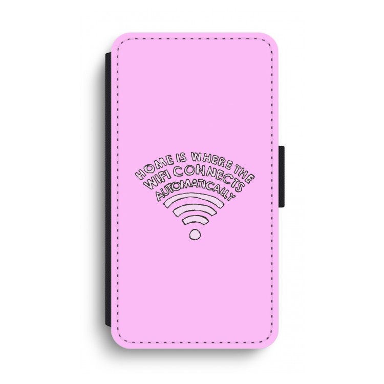 Home Is Where The Wifi Is: iPhone XS Max Flip Hoesje