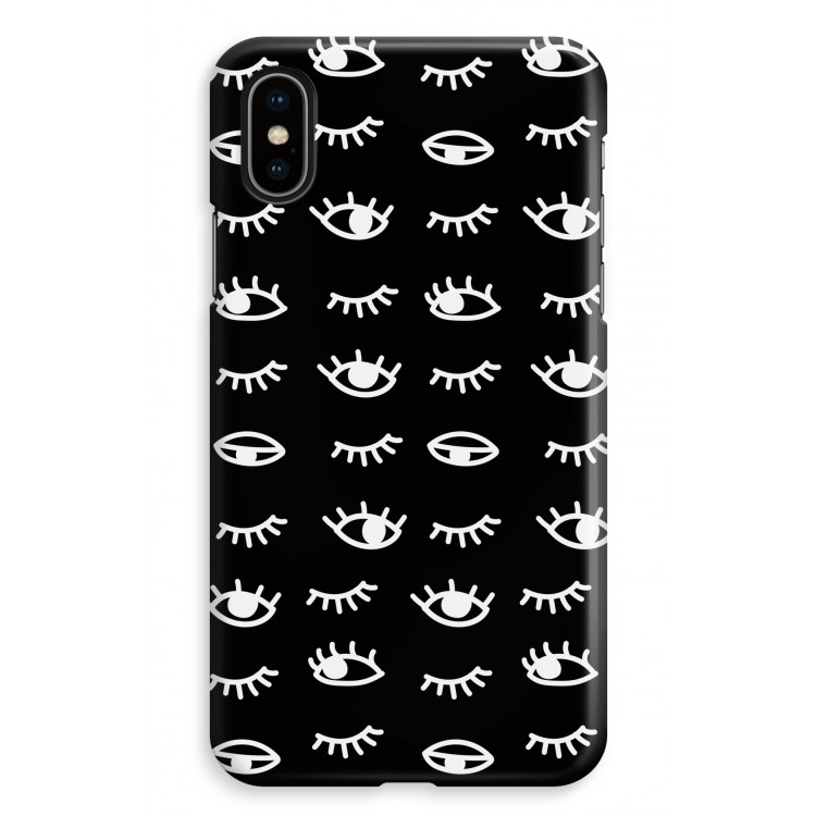 Eye pattern #3: iPhone XS Max Volledig Geprint Hoesje