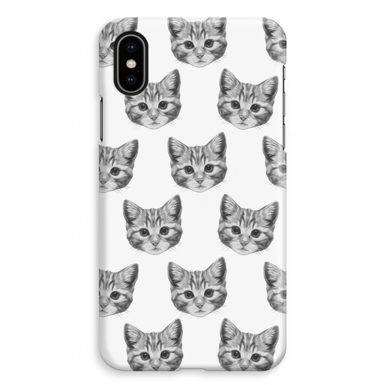 Kitten: iPhone XS Max Volledig Geprint Hoesje