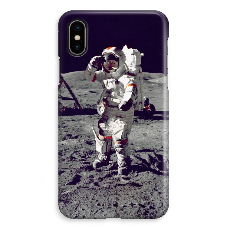 Spaceman: iPhone XS Max Volledig Geprint Hoesje