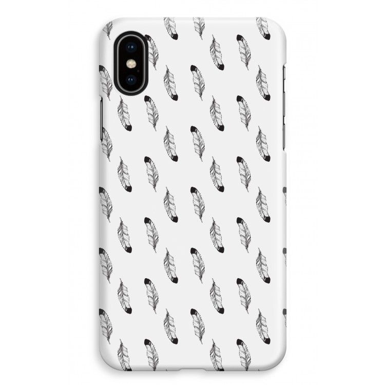 Pluimen: iPhone XS Max Volledig Geprint Hoesje