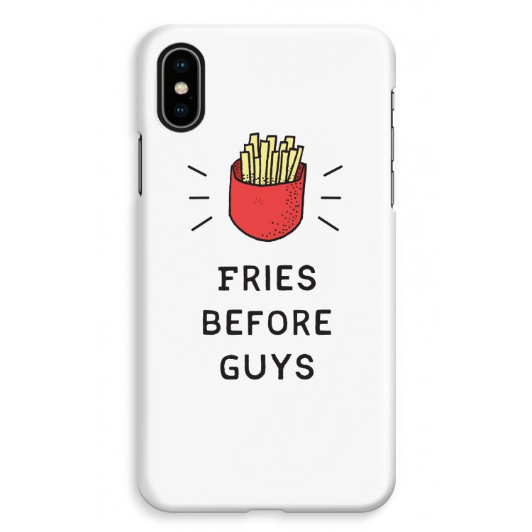 Fries before guys: iPhone XS Max Volledig Geprint Hoesje
