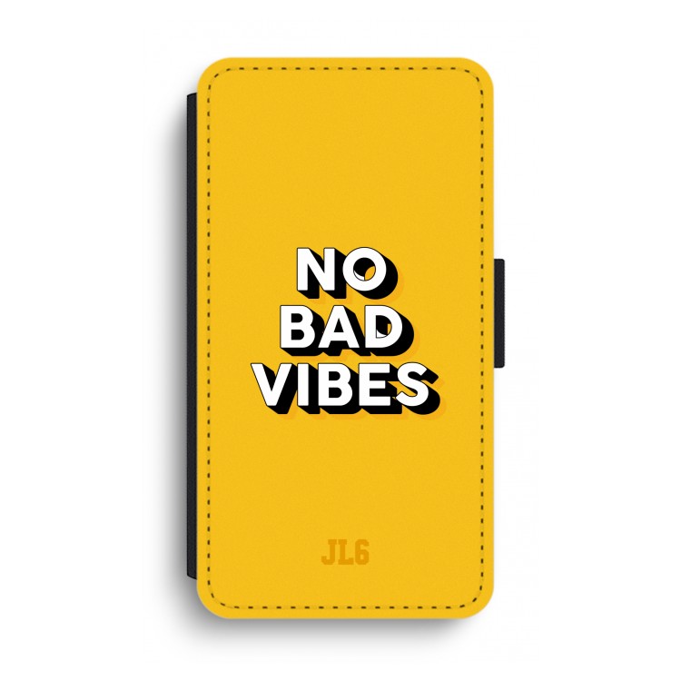 No Bad Vibes: iPhone XS Max Flip Hoesje