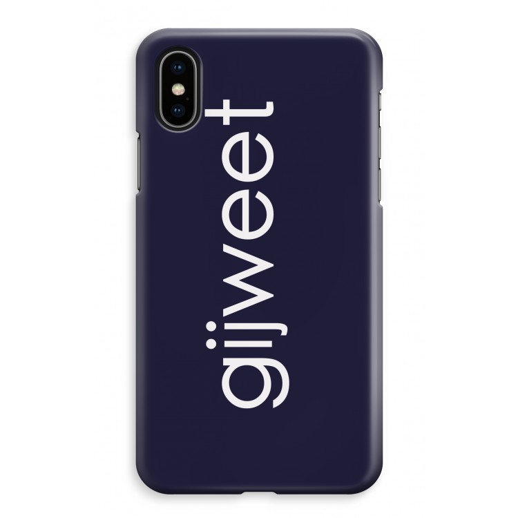 Gijweet: iPhone XS Max Volledig Geprint Hoesje
