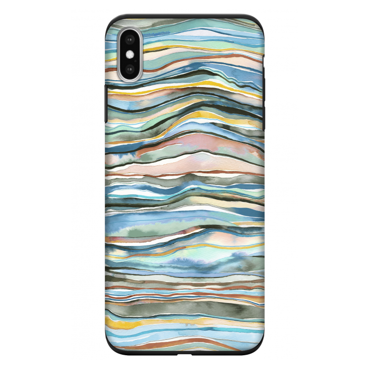 Watercolor Agate: iPhone XS Max Tough Case