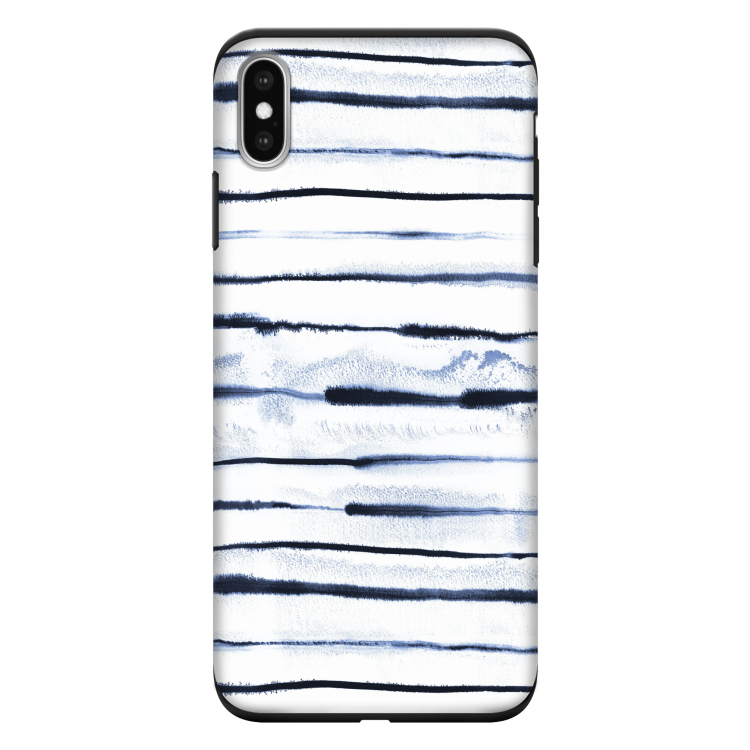 Ink Stripes: iPhone XS Max Tough Case