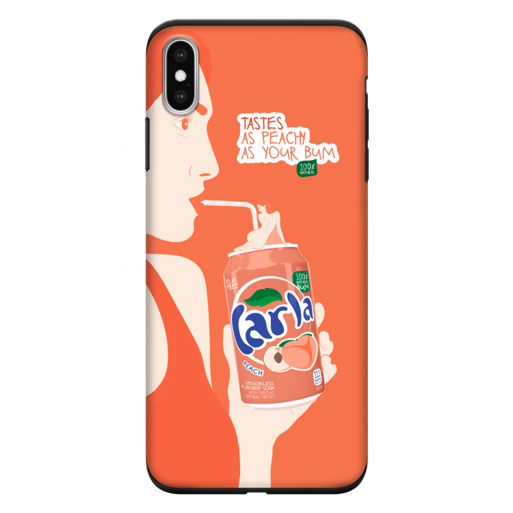 Peach please!: iPhone XS Max Tough Case